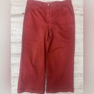 Everlane cropped wide regular jeans Faded Red